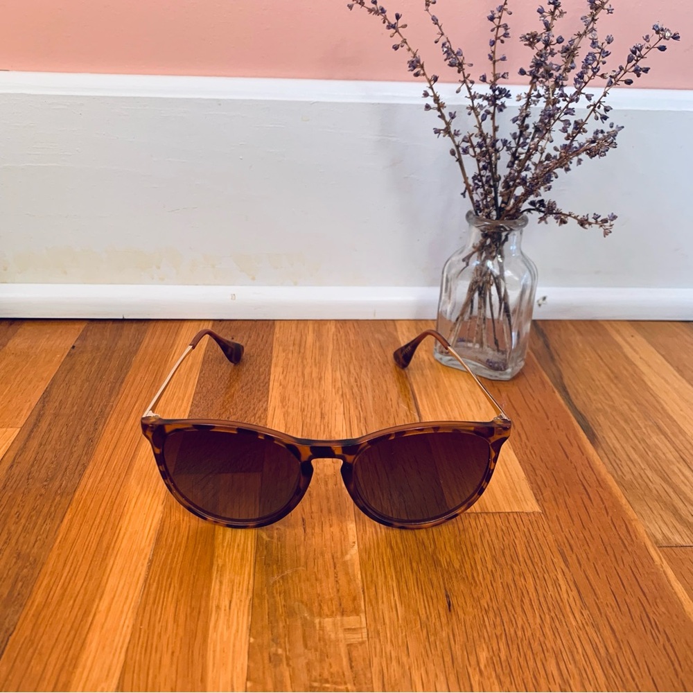 Women's Fashion Sunglasses Faux Tortoiseshell Pattern Leopard Print Tennis Prep
